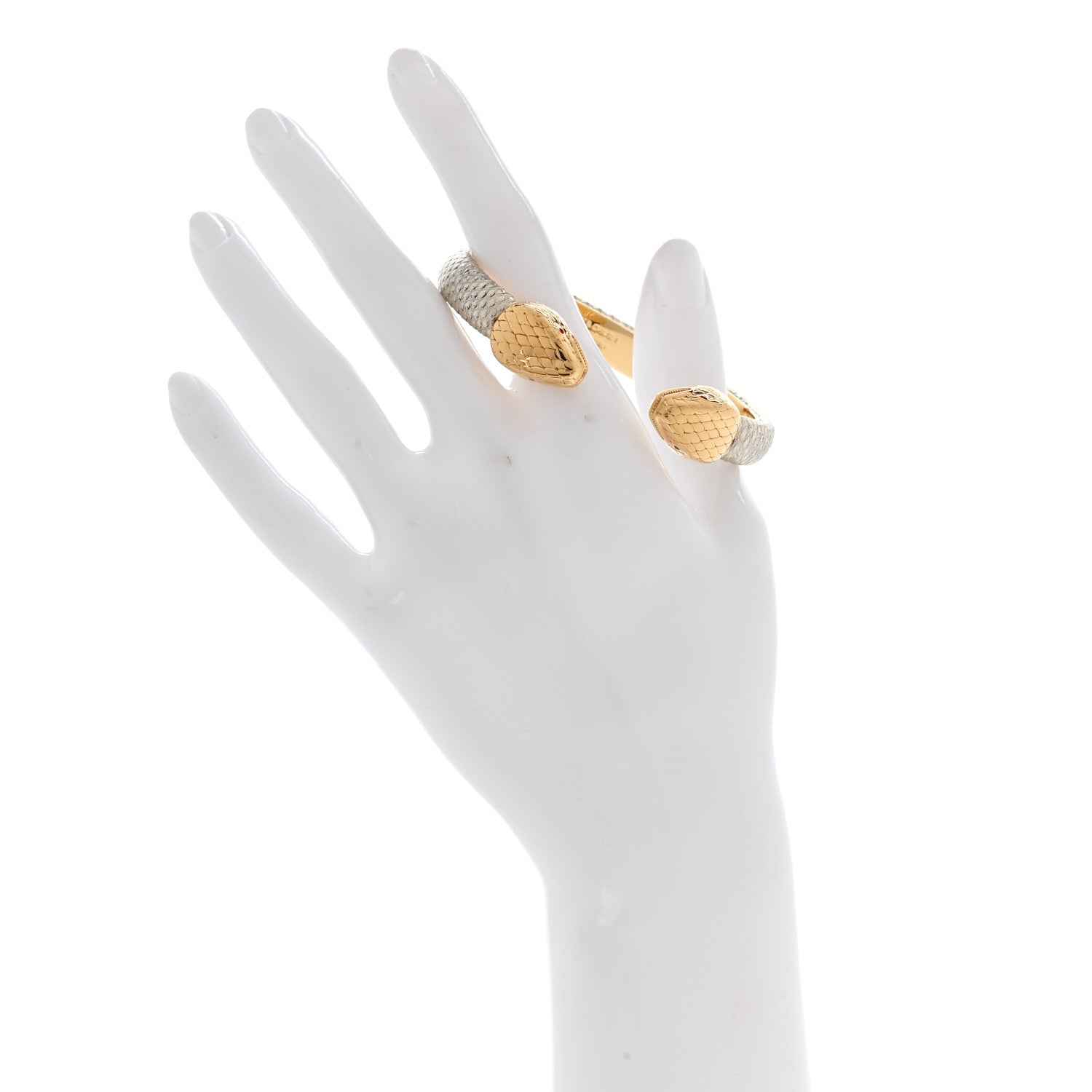 Bulgari Metallic Karung Serpenti Forever Bracelet 2 of 5