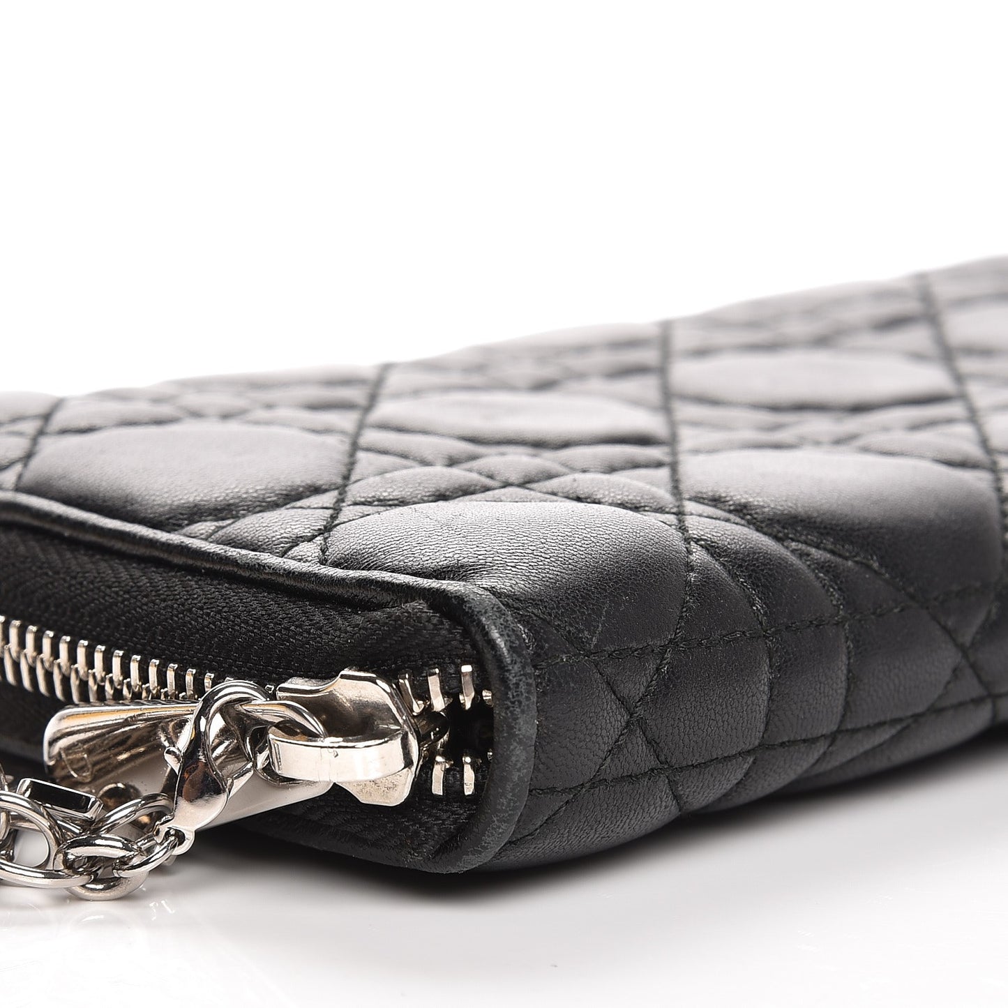 Lambskin Cannage Voyageur Wallet Black