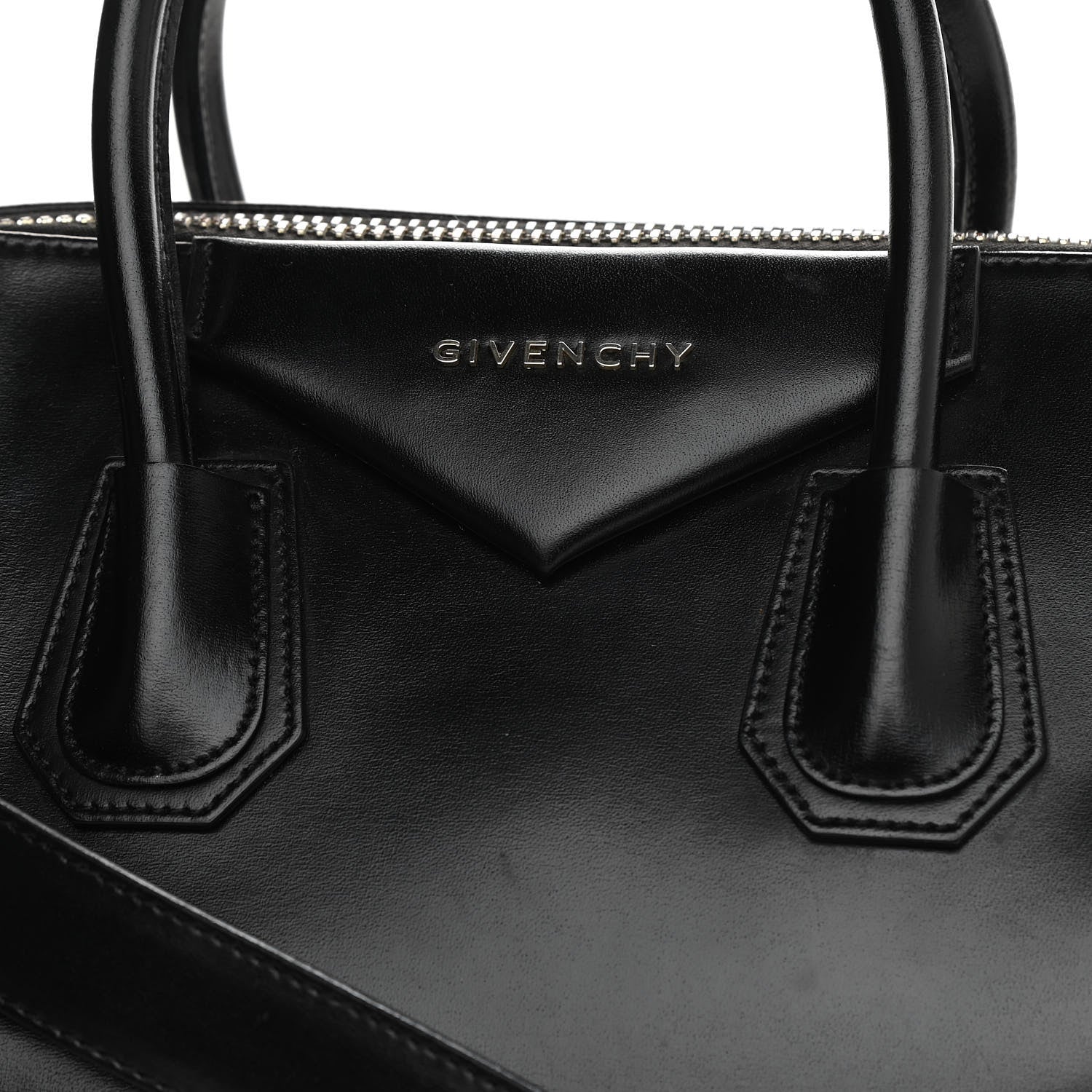 Givenchy Shiny Lord Calfskin Medium Antigona Black 8 of 20