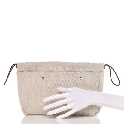 Hermes Canvas Barenia Fourbi 25 MM Pouch Naturel Fauve 2 of 10