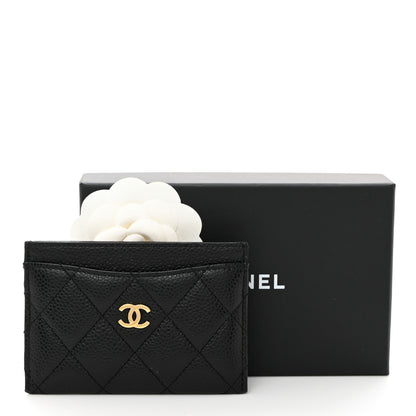Chanel Caviar Quilted Card Holder Black 9 of 9