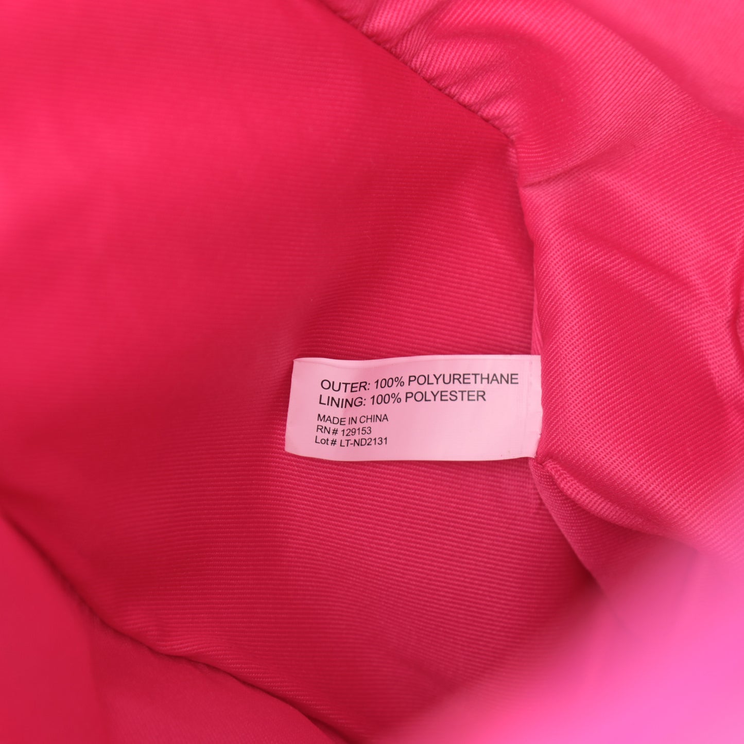 Vegan Leather Medium Shopping Bag Azalea