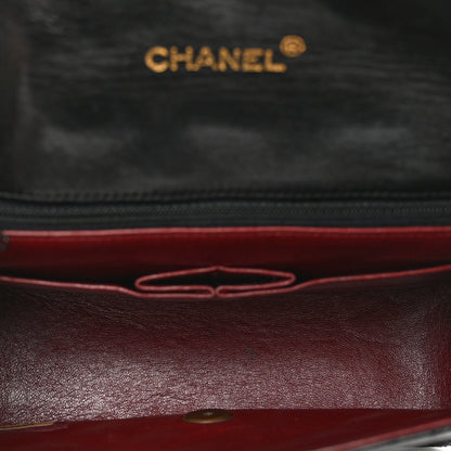 Chanel Lambskin Quilted Small Single Flap Black 6 of 12
