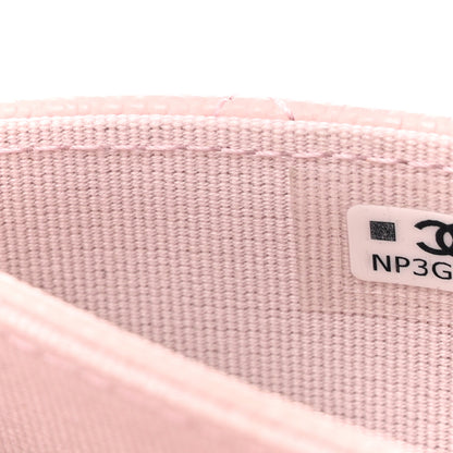 Chanel Caviar Quilted Flap Card Holder Wallet Light Pink 8 of 9
