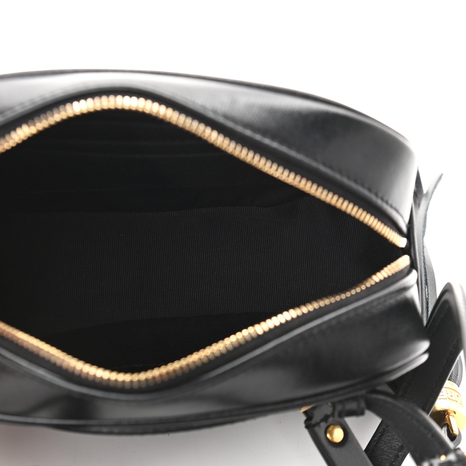 Saint Laurent Calfskin Canvas Monogram Lou Belt Bag Black 5 of 8