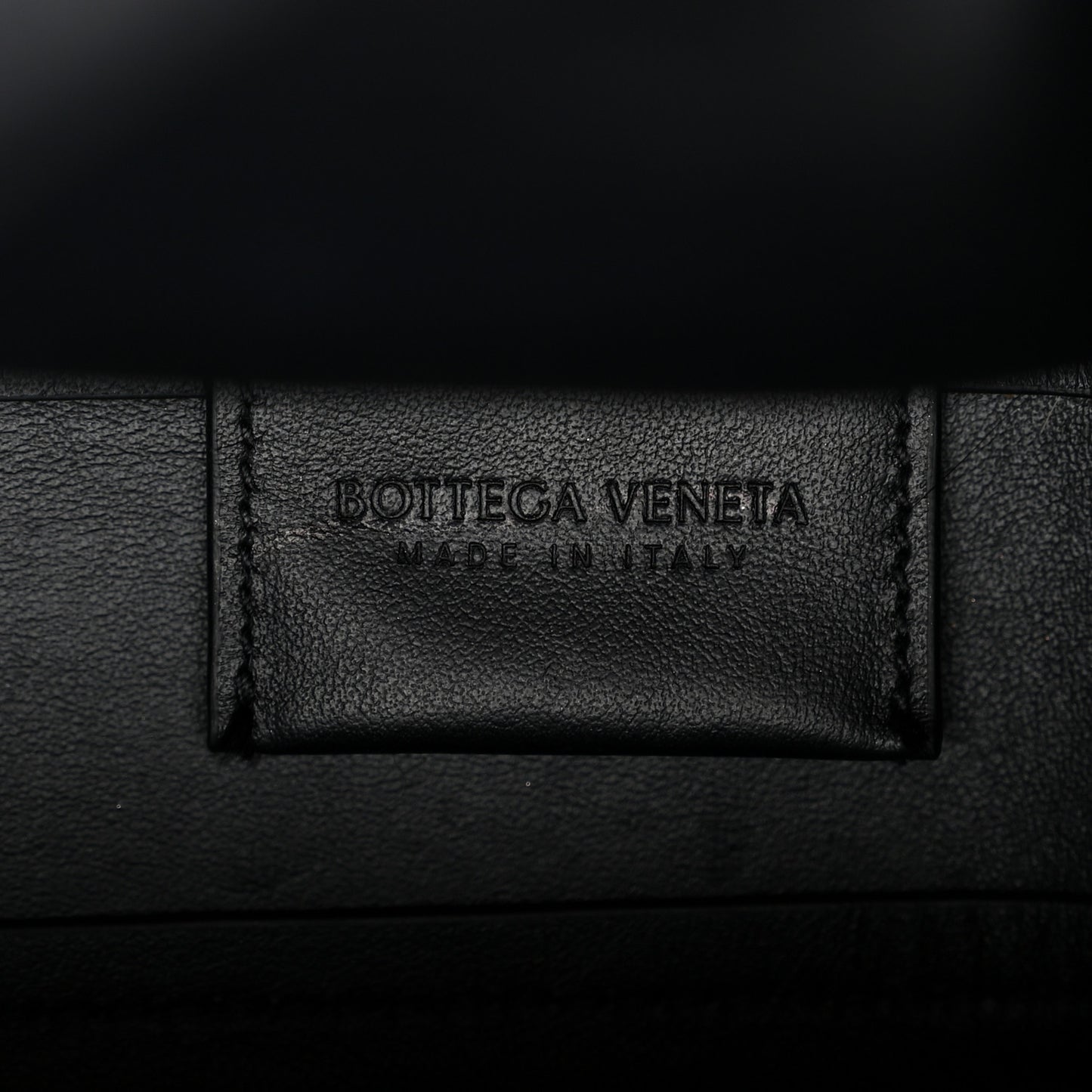 Calfskin Small The Point Triangle Bag Black