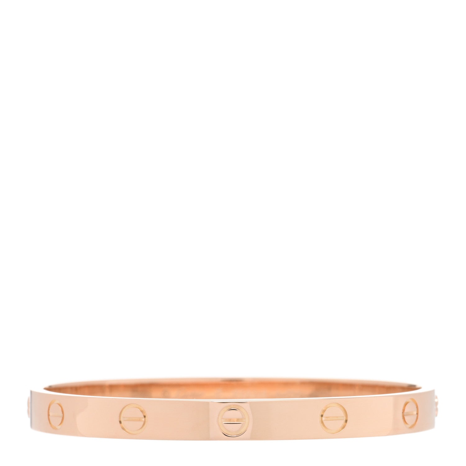 Cartier 18K Pink Gold LOVE Bracelet 17 1 of 5