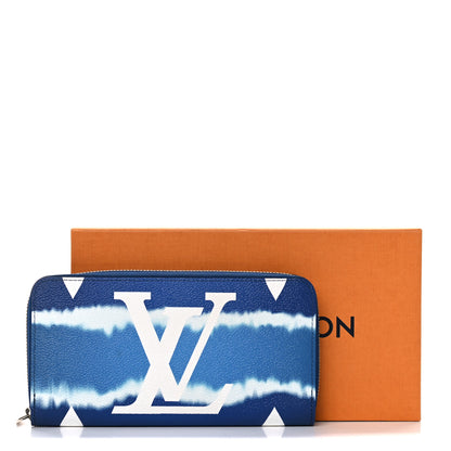 Louis Vuitton Monogram Escale Zippy Wallet Blue 10 of 10