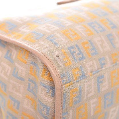 Fendi Zucchino Vitello Shopping Tote Beige Pastel Cipria 12 of 13
