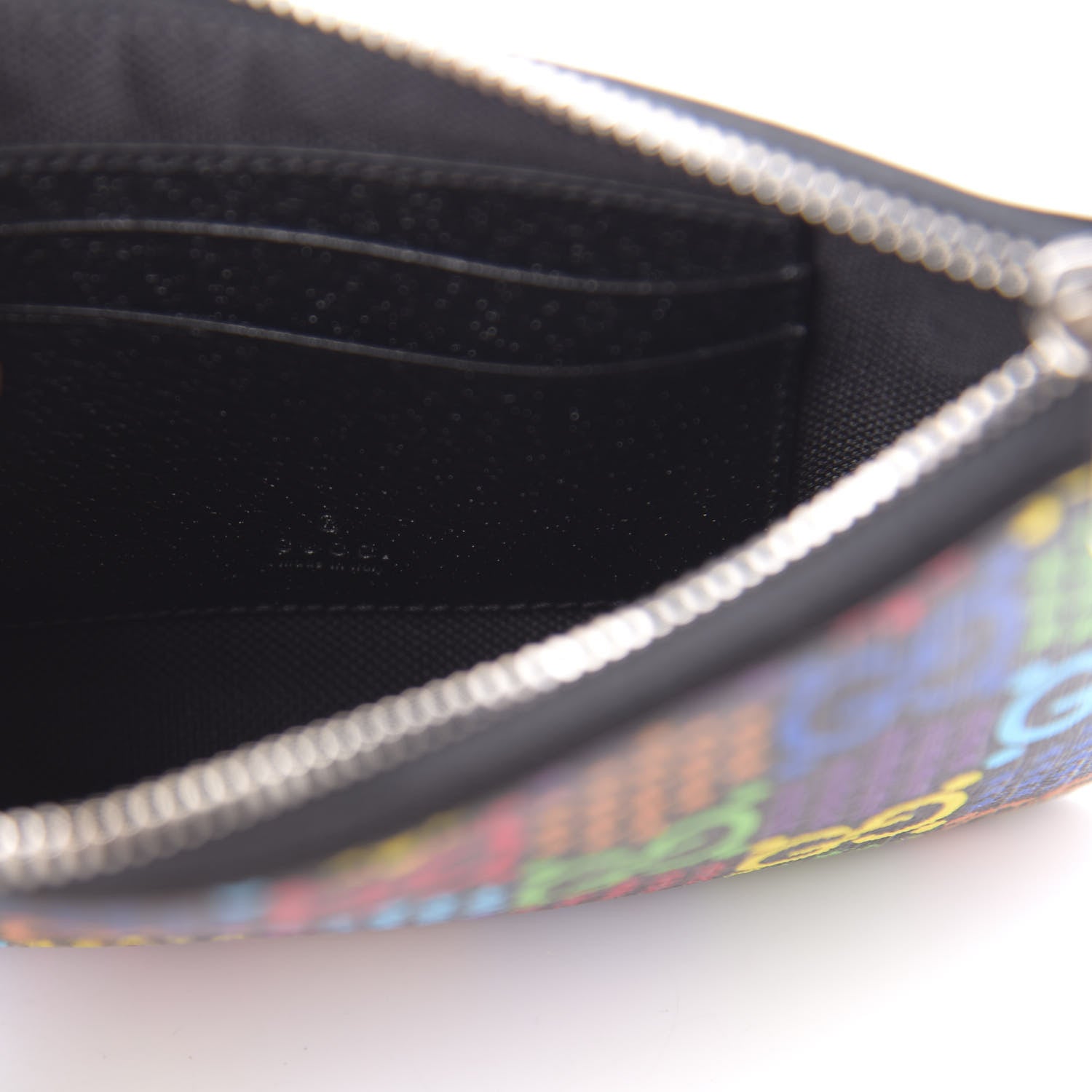 Gucci GG Supreme Monogram Psychedelic iPhone Pouch Black 8 of 10