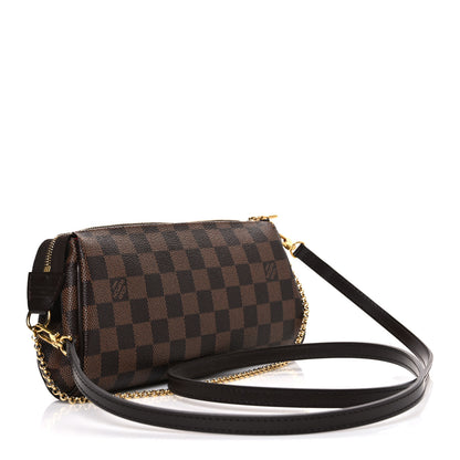 Louis Vuitton Damier Ebene Eva Clutch 3 of 11