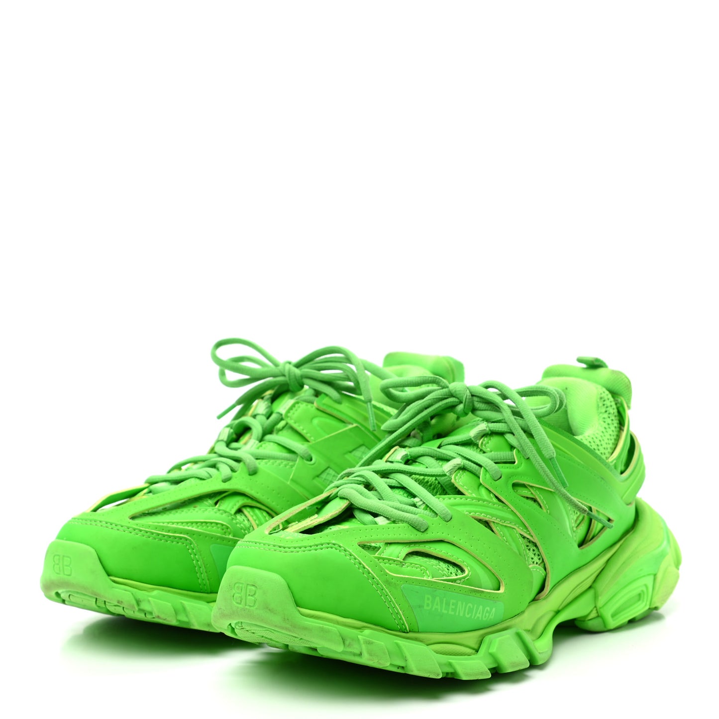 Mesh Nylon Mens Track Sneakers 40 Monocolor Fluo Green