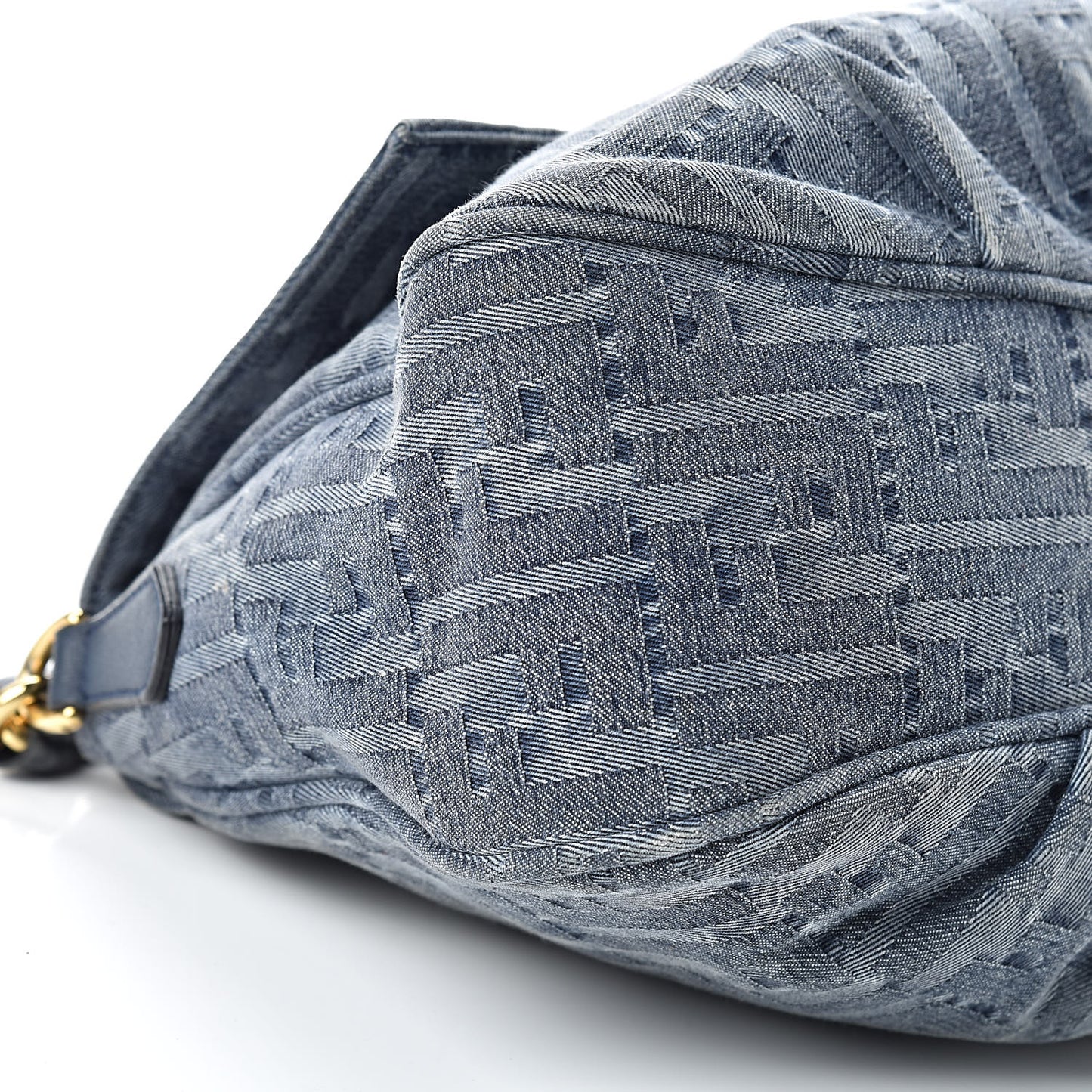 Denim Zucca Mia Shoulder Flap Blue