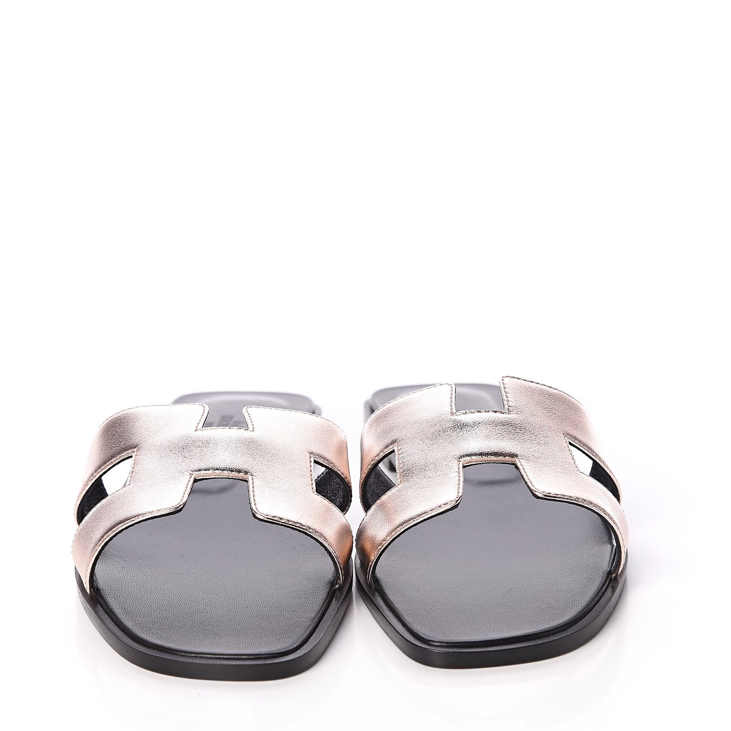 Metallic Nappa Oran Sandals 40 Or Vieilli