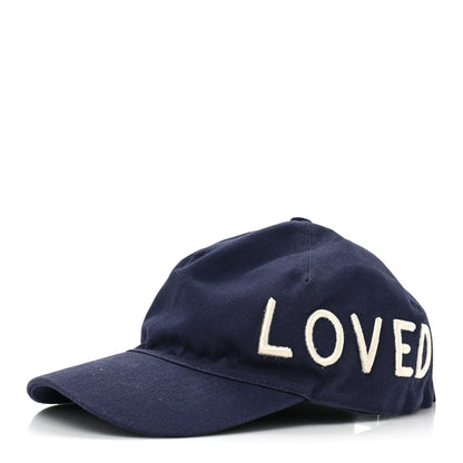 Gucci Cotton Loved Gucci Baseball Hat M Navy 1 of 10