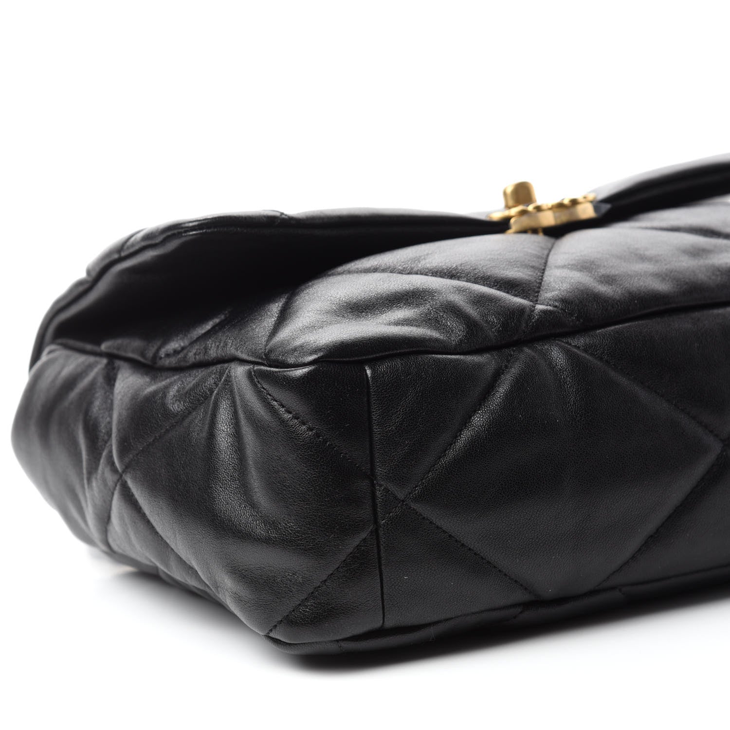 Chanel Lambskin Quilted Large Chanel 19 Flap Black 6 of 10