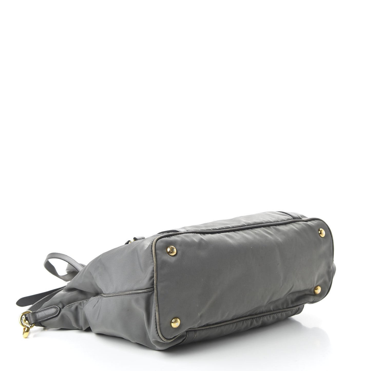 Tessuto Nylon Saffiano Tote Grey