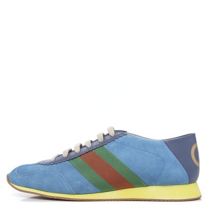 Gucci Suede Web Womens Rocket Sneakers 41 Bright Splash Thunder 1 of 9