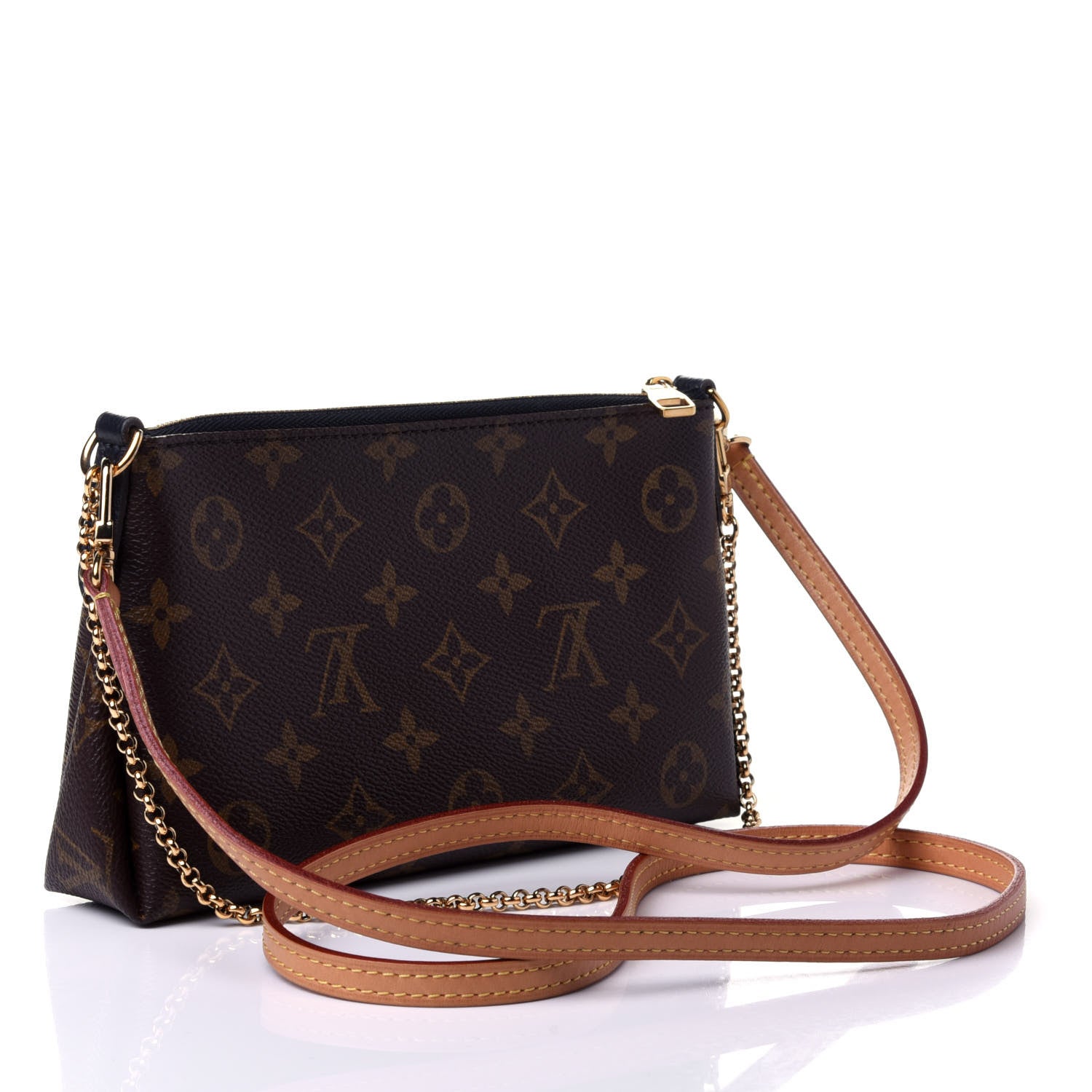 Louis Vuitton Monogram Pallas Clutch Blue Marine 2 of 4