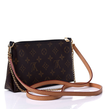 Louis Vuitton Monogram Pallas Clutch Blue Marine 2 of 4