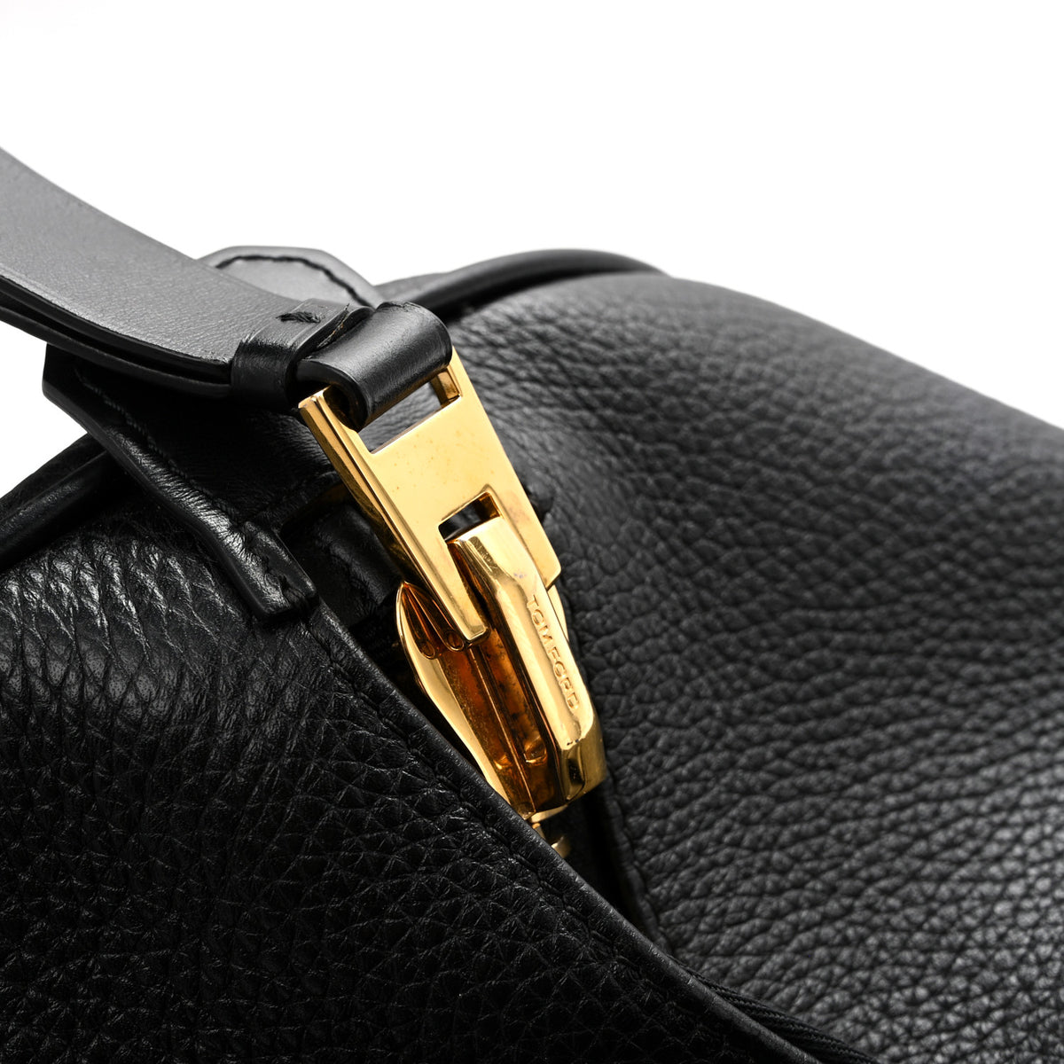 Tom Ford Calfskin Buckley Duffle Bag Black 12 of 12