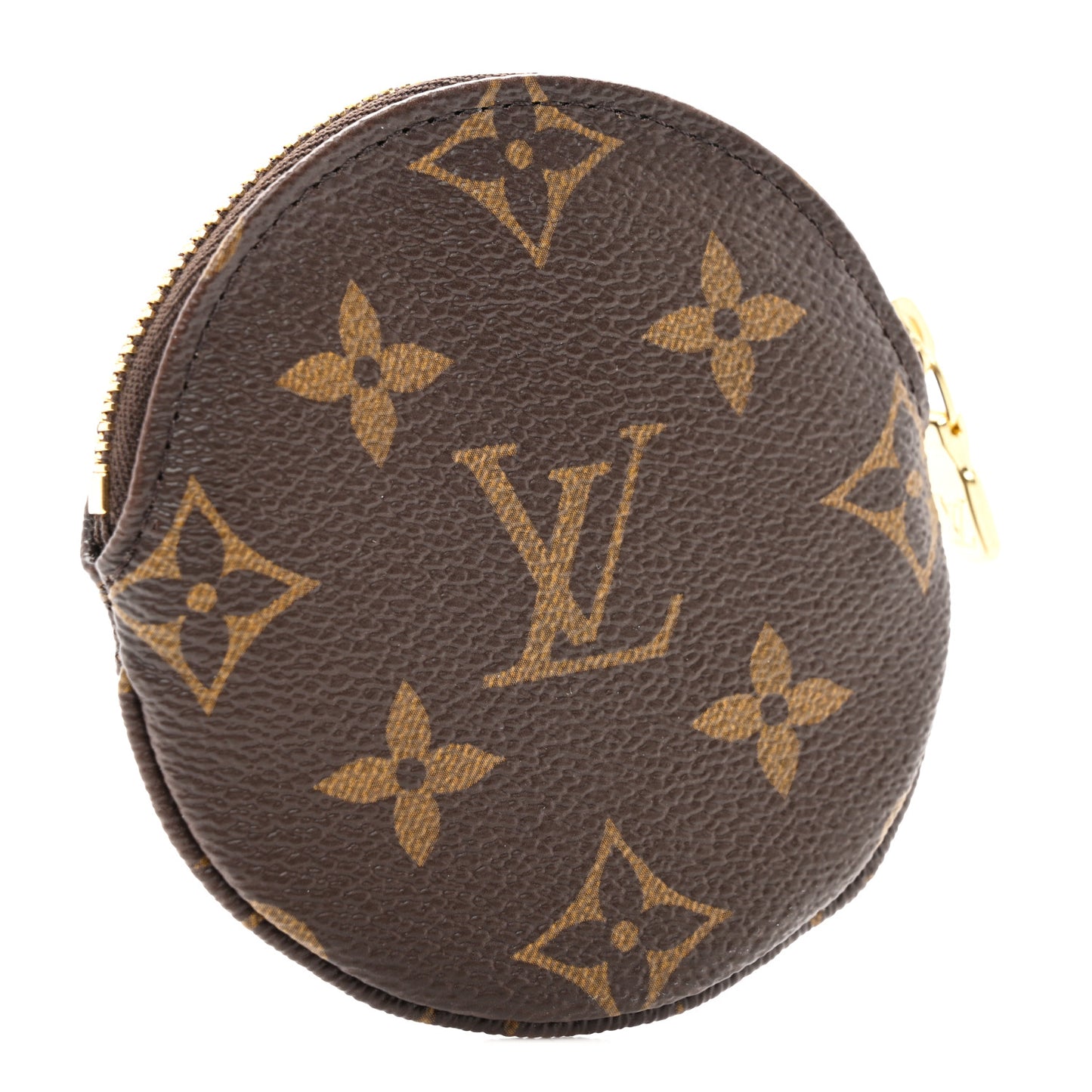Monogram 2019 Christmas Animation Round Coin Purse Blue