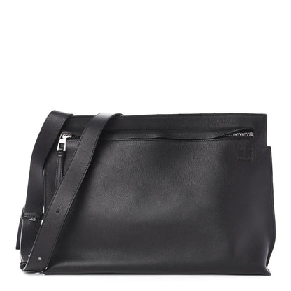 Loewe Calfskin T Pouch Bag Black 1 of 10