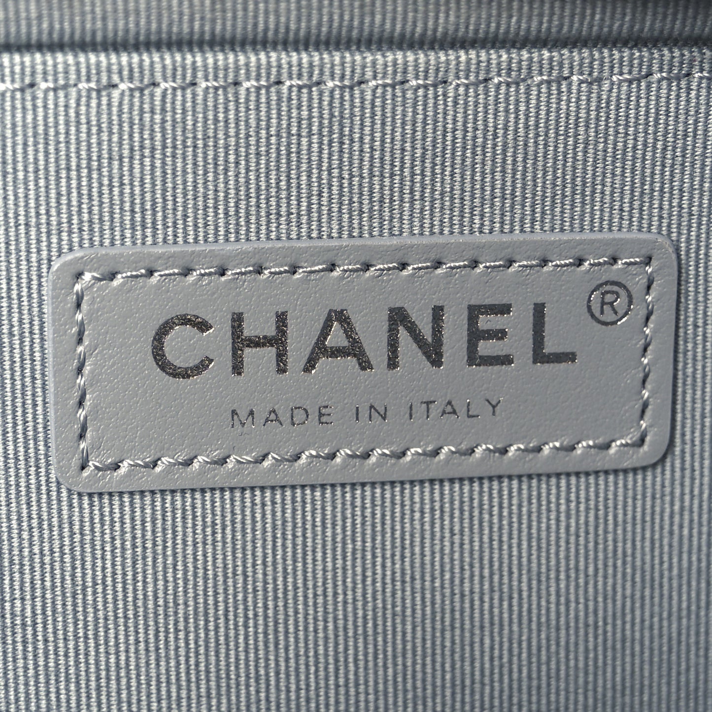 Metallic Lambskin Like A Wallet Flap Silvery Black