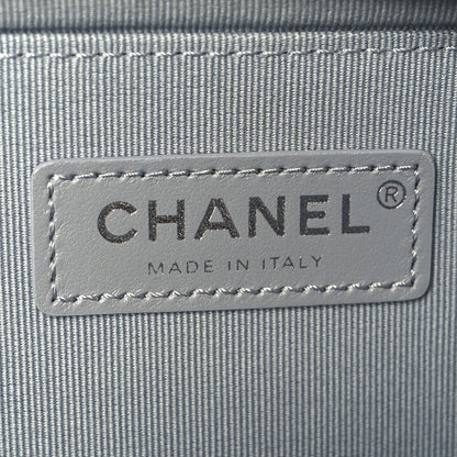 Chanel Metallic Lambskin Like A Wallet Flap Silvery Black 6 of 11