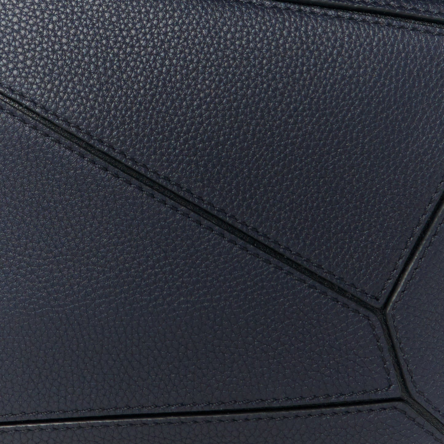 Calfskin Small Puzzle Bag Midnight Blue Black