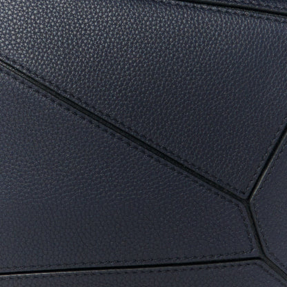 Loewe Calfskin Small Puzzle Bag Midnight Blue Black 8 of 10