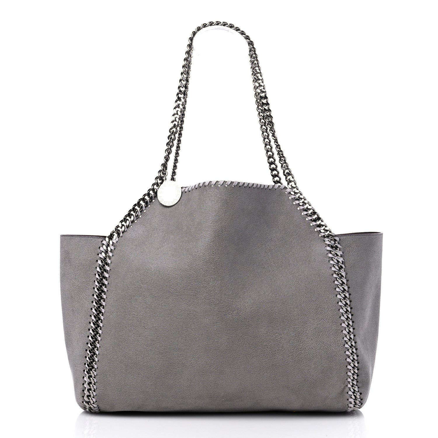 Stella McCartney Shaggy Deer Falabella Reversible Tote Light Grey 3 of 15