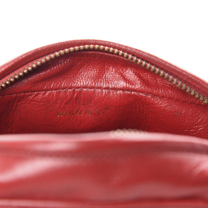 Chanel Lambskin Quilted Tassel Camera Case Red 8 of 10