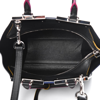 Fendi Vitello Dolce Mini 3Jours Tote Black 6 of 13