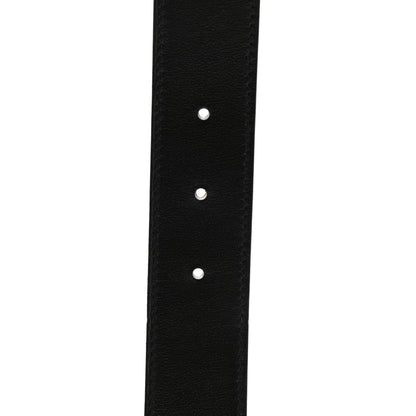 Hermes Swift Togo 32mm H Belt 85 Black Gold 5 of 5