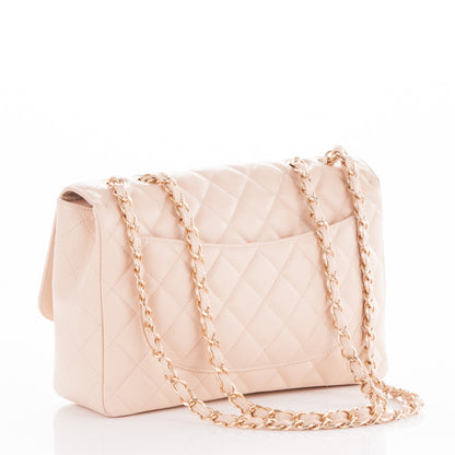 Chanel Caviar Quilted Jumbo Single Flap Beige Clair 3 of 7