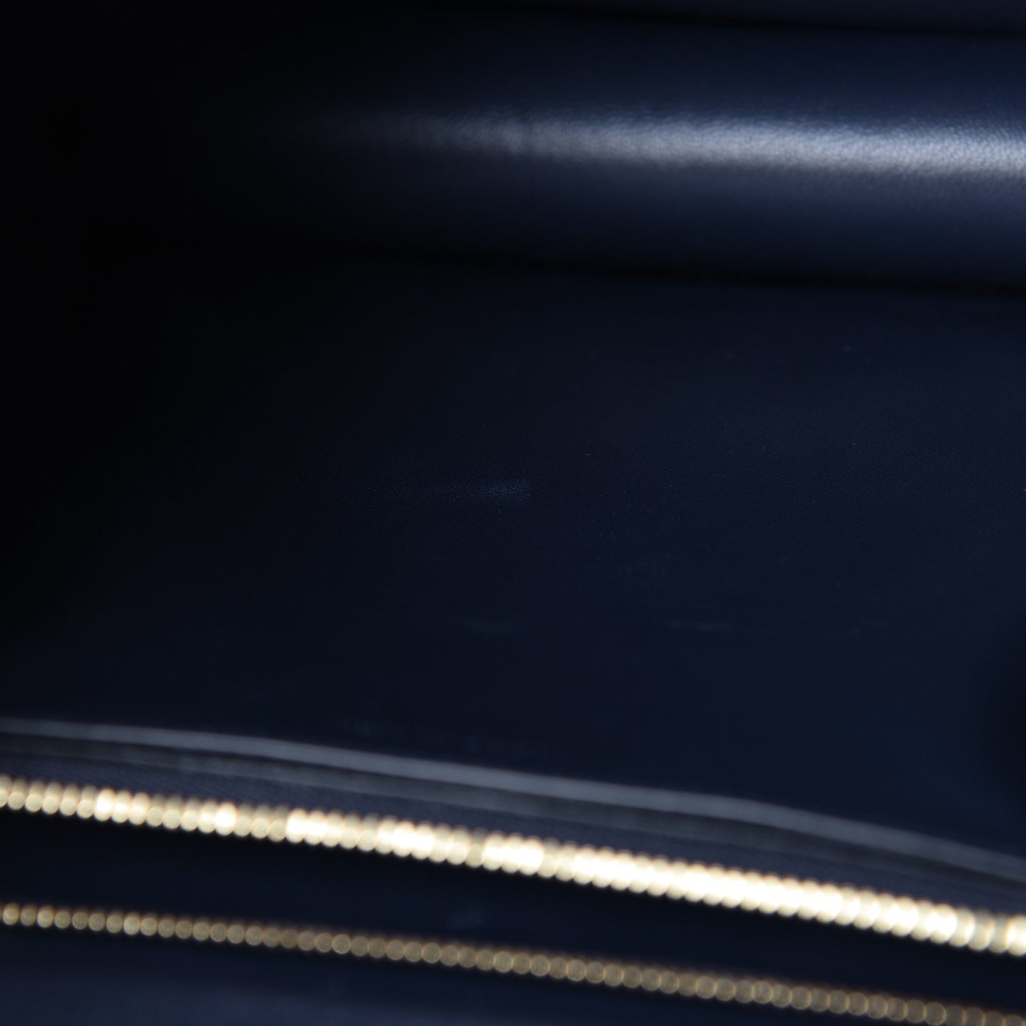 Liege Calfskin Medium Classic Box Flap Bag Dark Blue