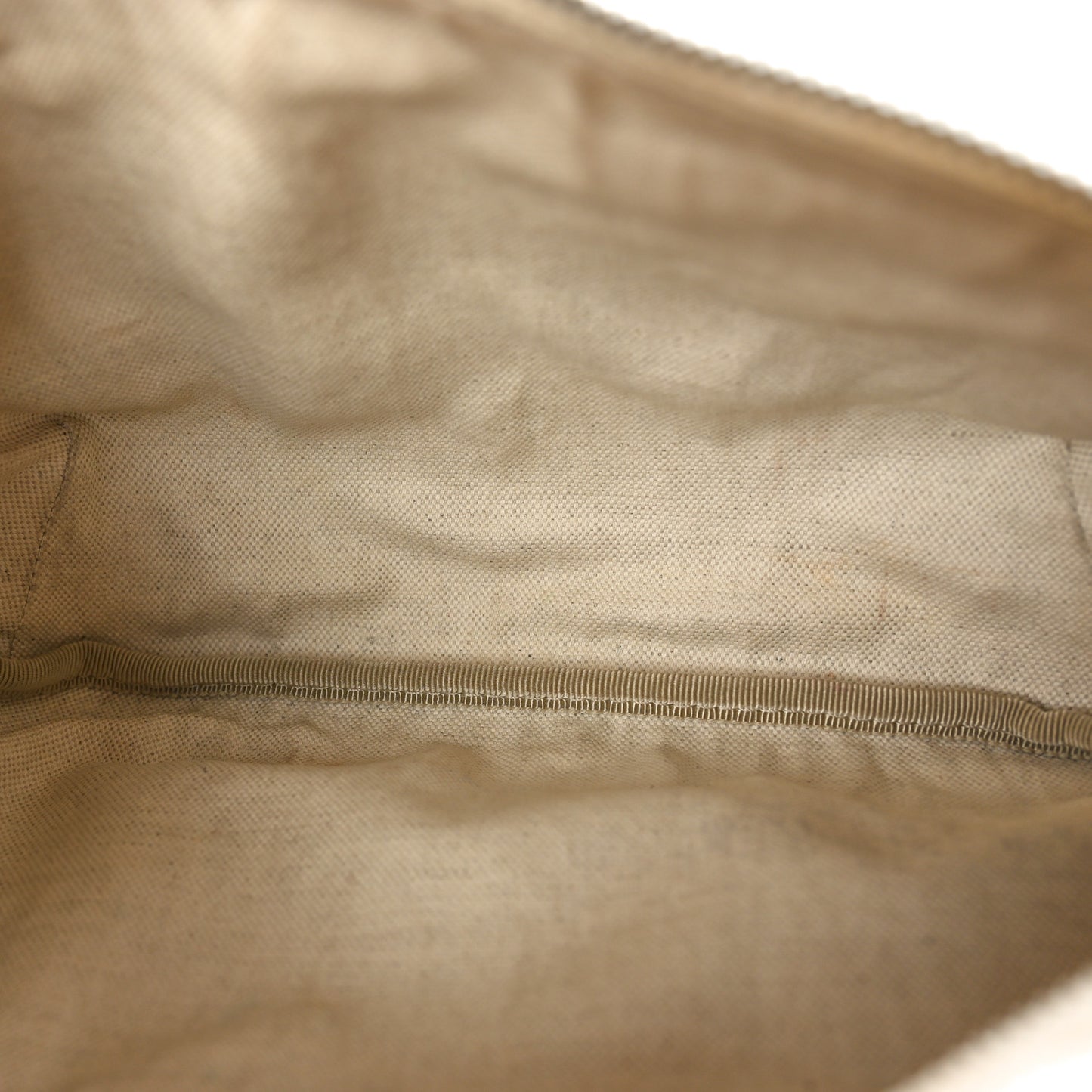 Grained Calfskin Logo Belt Bag White