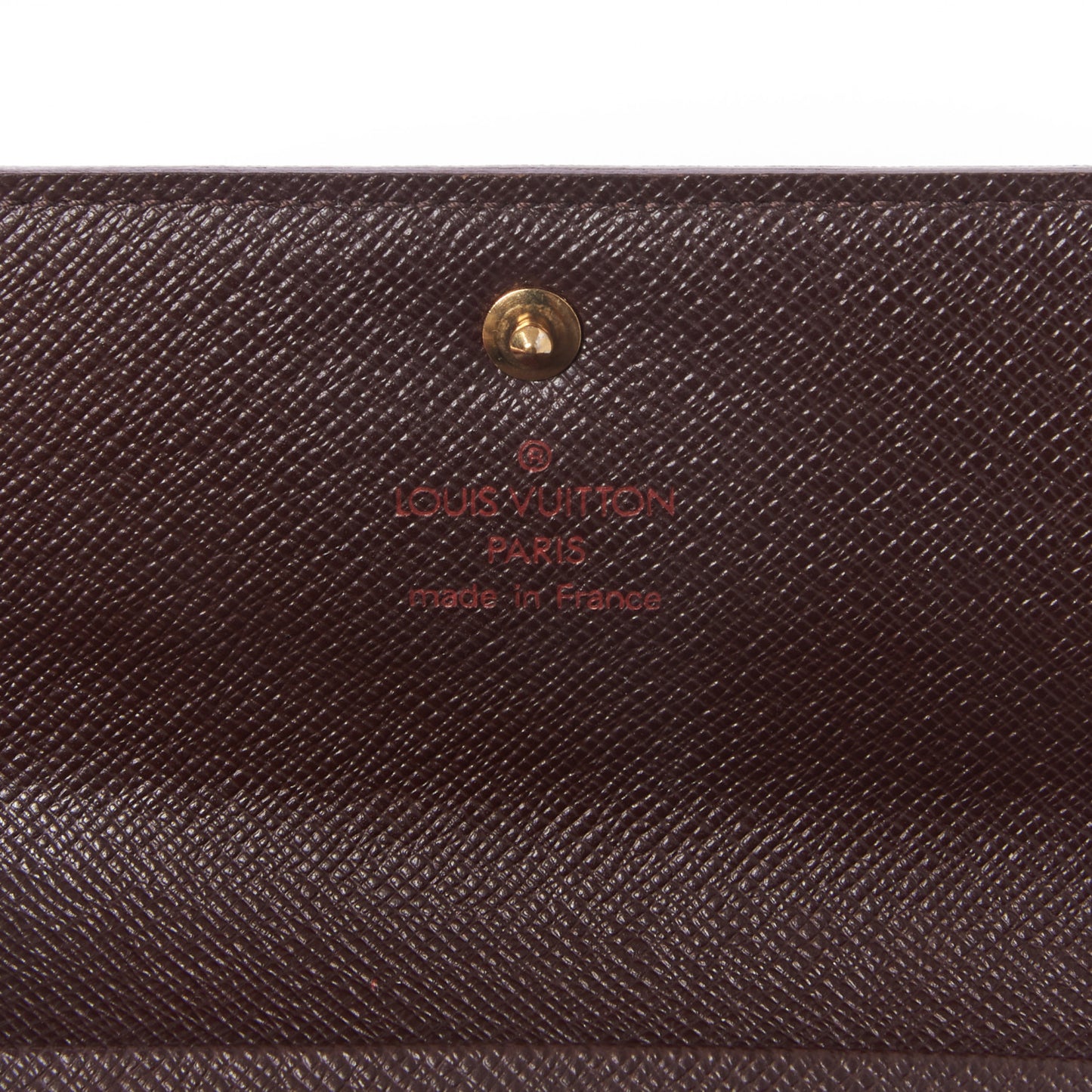 Damier Ebene Porte Tresor Etui Papier Wallet