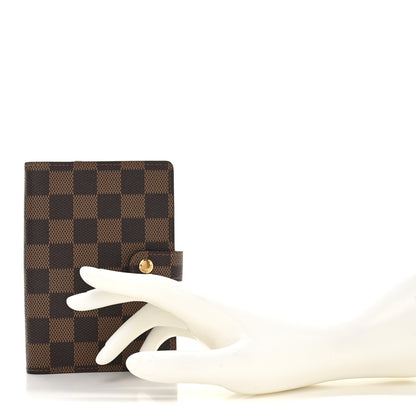 Louis Vuitton Damier Ebene Small Ring Agenda Cover 2 of 7