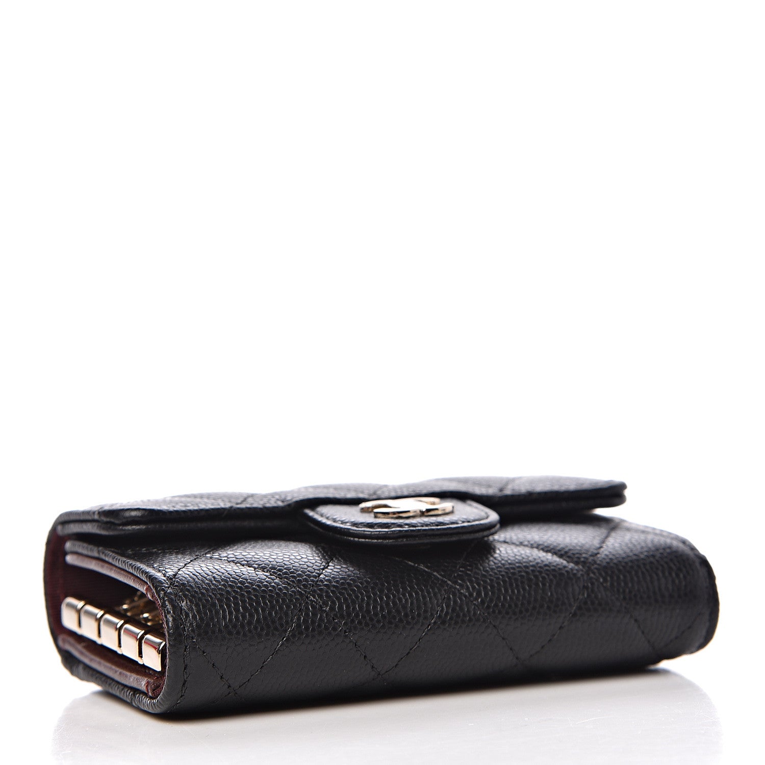 Chanel Caviar Quilted Classic 4 Key Holder Wallet Black 4 of 10