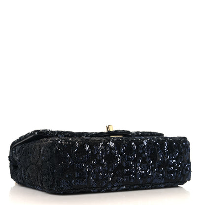 Chanel Sequin Quilted Small Single Flap Black 6 of 20