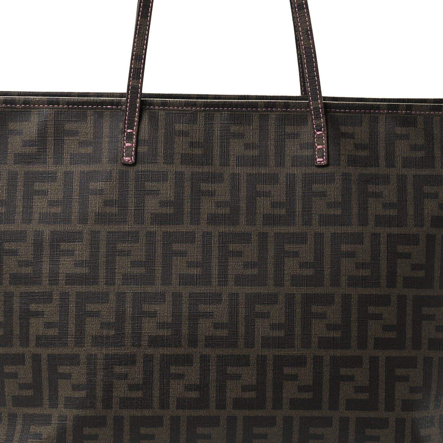 Zucca Spalmati Medium Roll Tote Tobacco Light Pink