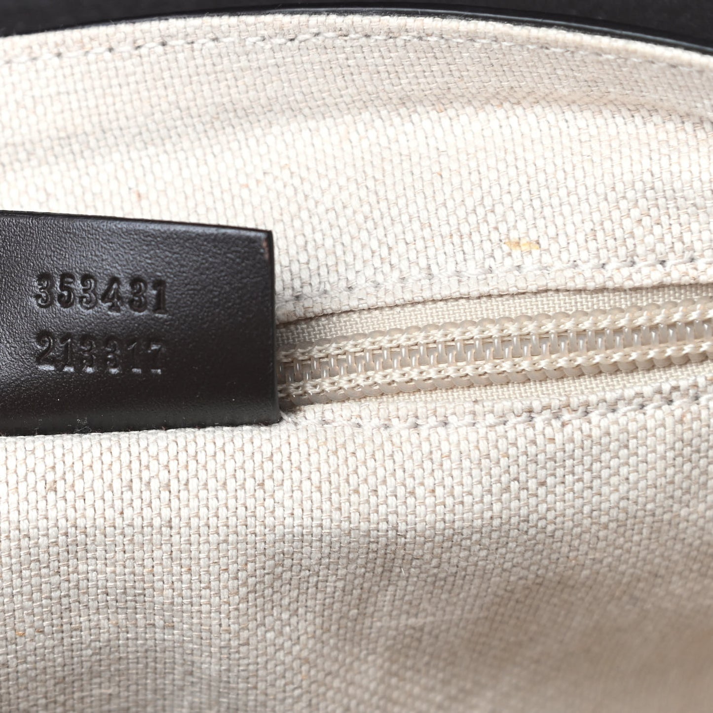 GG Supreme Monogram Selleria Calfskin Small Satchel Messenger Bag Beige Ebony Cocoa Dark Chocolate