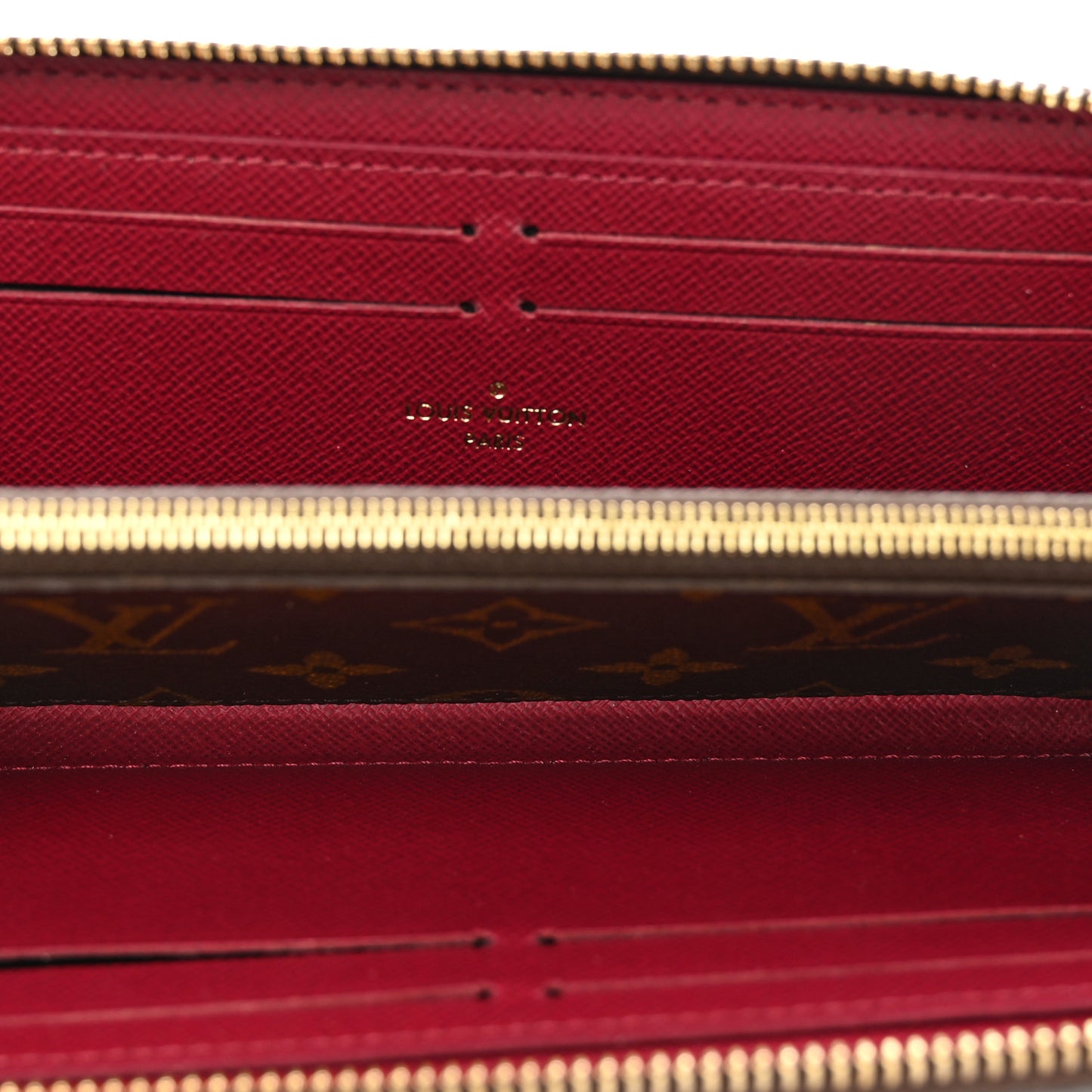 Monogram Clemence Wallet Fuchsia
