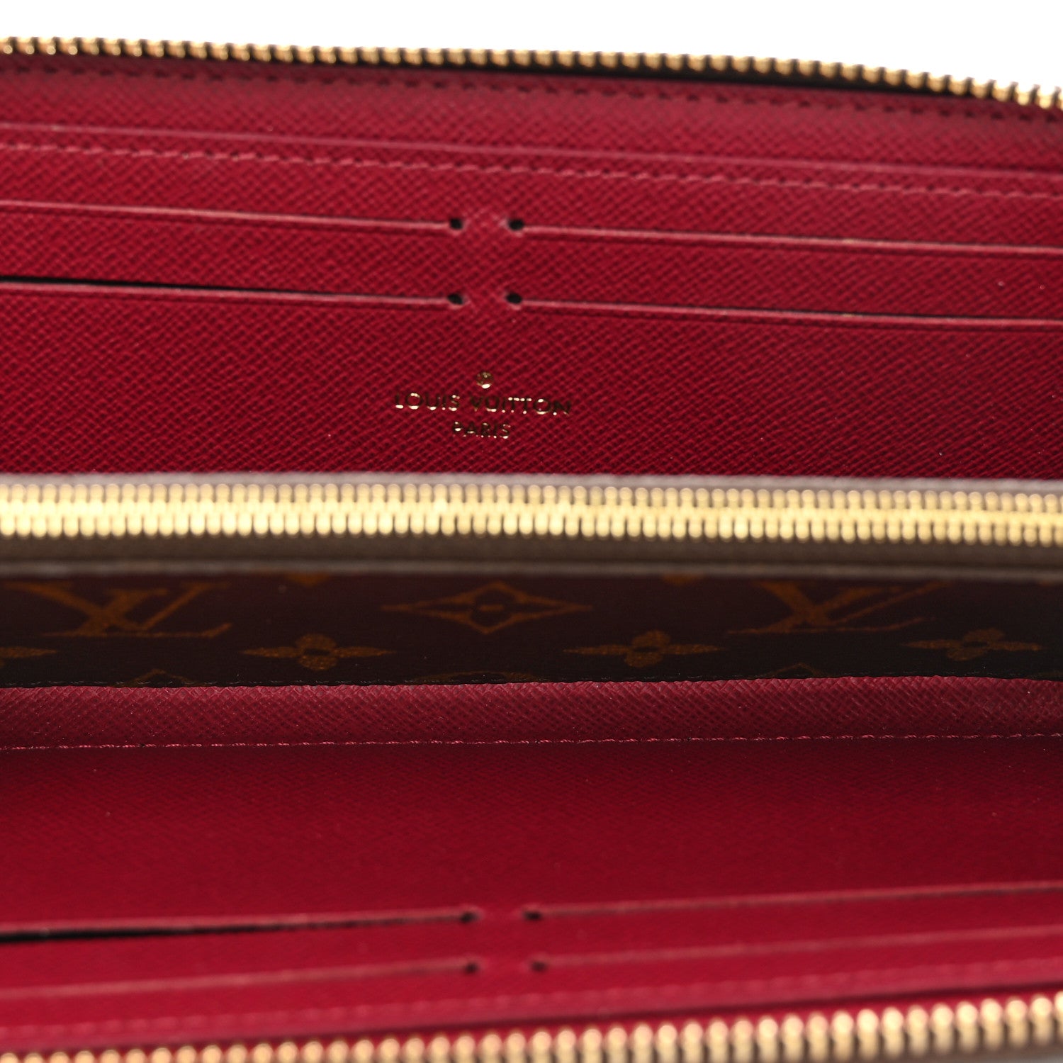 Louis Vuitton Monogram Clemence Wallet Fuchsia 5 of 8