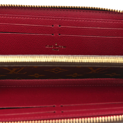 Louis Vuitton Monogram Clemence Wallet Fuchsia 5 of 8