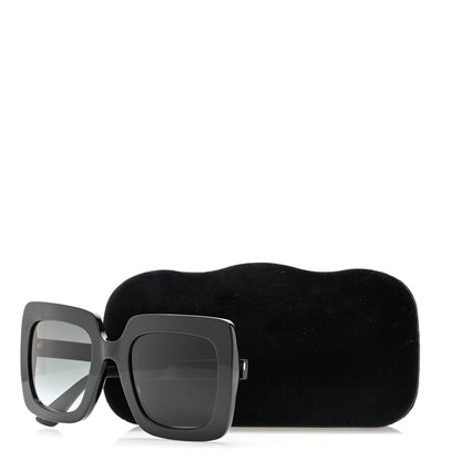 Gucci Acetate Oversize Sunglasses GG0328S Black 9 of 9