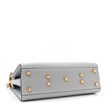 Valentino Garavani Vitello Medium My Rockstud Frame Bag Pastel Grey 4 of 10