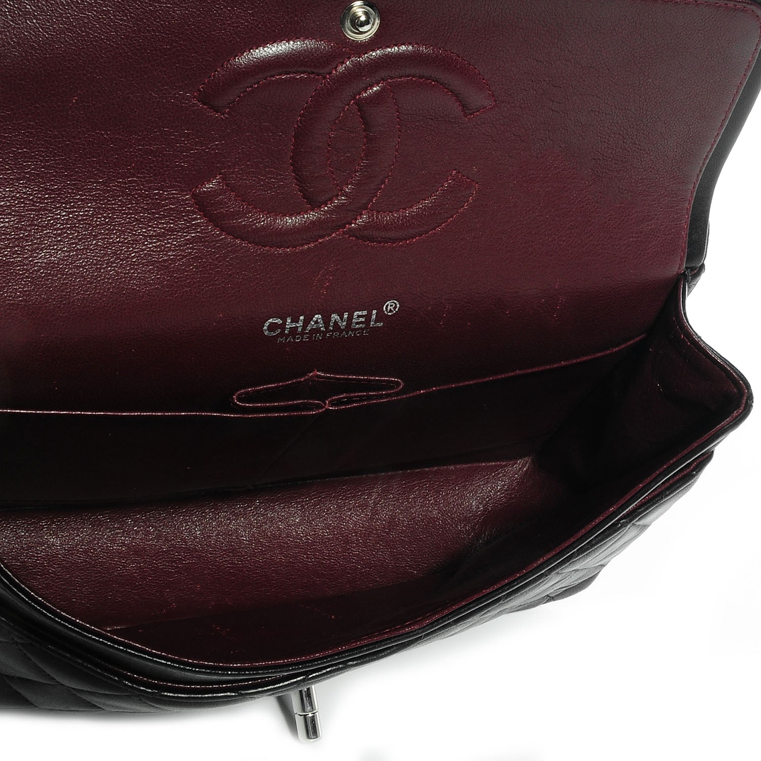 Chanel Lambskin Medium Double Flap Black 7 of 8